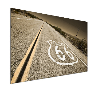 Pannello paraschizzi cucina con stampa raffigurante una strada in California