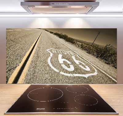 Pannello paraschizzi cucina con stampa raffigurante una strada in California