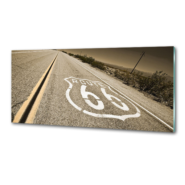 Pannello paraschizzi cucina con stampa raffigurante una strada in California