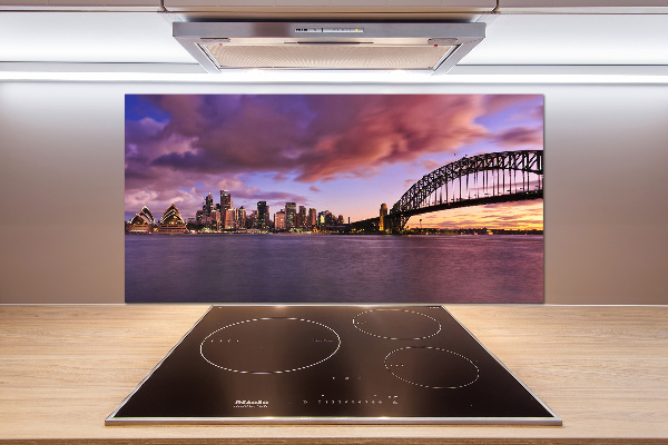Rivestimento parete cucina con motivo Ponte di Sydney
