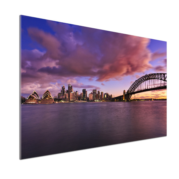 Rivestimento parete cucina con motivo Ponte di Sydney