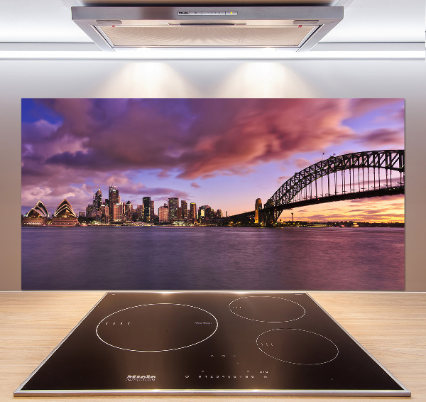 Rivestimento parete cucina con motivo Ponte di Sydney