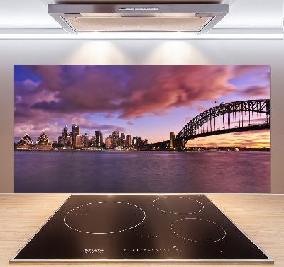 Rivestimento parete cucina con motivo Ponte di Sydney
