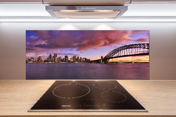 Rivestimento parete cucina con motivo Ponte di Sydney