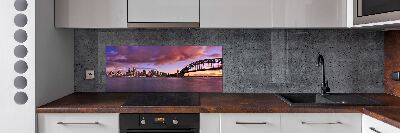Rivestimento parete cucina con motivo Ponte di Sydney