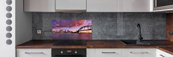 Rivestimento parete cucina con motivo Ponte di Sydney