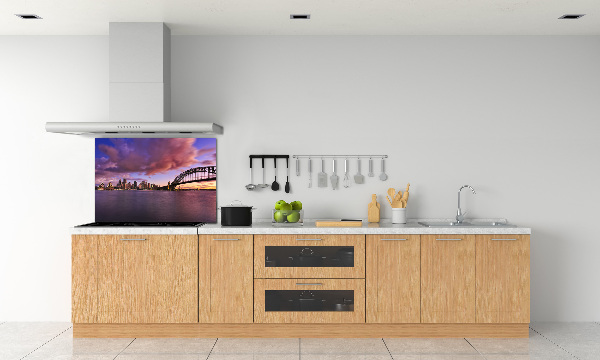 Rivestimento parete cucina con motivo Ponte di Sydney