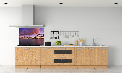 Rivestimento parete cucina con motivo Ponte di Sydney