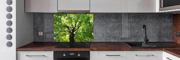 Pannello retrocucina con decorazione Foresta verde