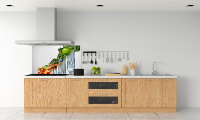 Pannello retrocucina con motivo «Progressi nella dieta»