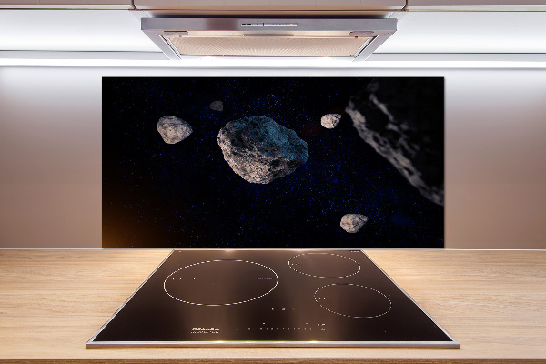 Rivestimento parete cucina con motivo Meteore