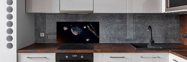 Rivestimento parete cucina con motivo Meteore