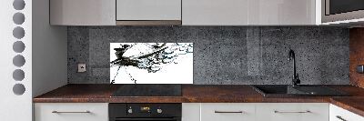 Rivestimento parete cucina con decorazione Ballerina