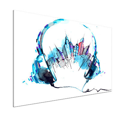 Pannello retrocucina con decorazione 