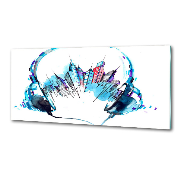 Pannello retrocucina con decorazione 