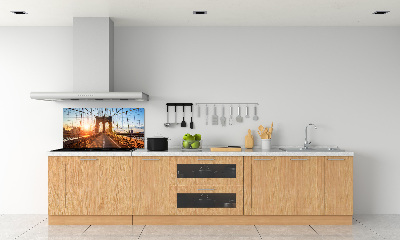 Pannello paraschizzi cucina con stampa del Ponte di Brooklyn