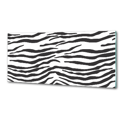 Rivestimento parete cucina con motivo a strisce zebrato