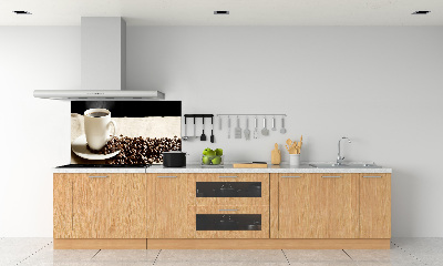 Rivestimento parete cucina in finitura colore caffè aromatico