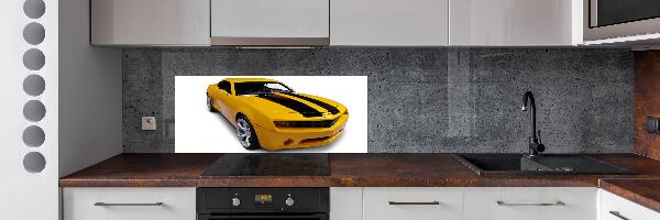 Pannello retrocucina con motivo auto sportiva