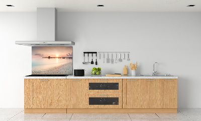 Rivestimento parete cucina con motivo Spiaggia delle Maldive