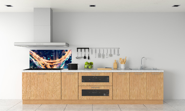 Rivestimento parete cucina con motivo 