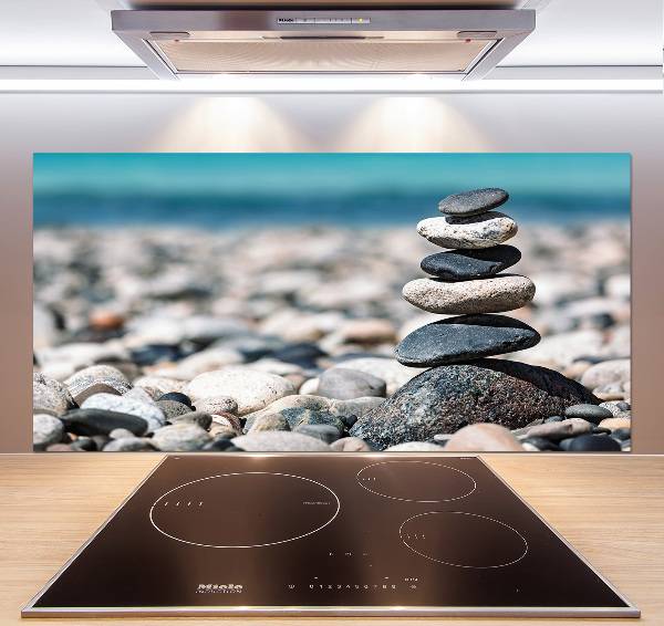 Pannello retrocucina con motivo di pietre