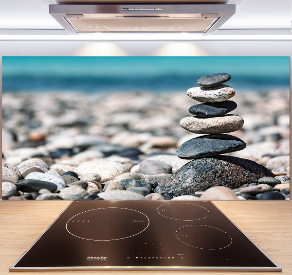 Pannello retrocucina con motivo di pietre