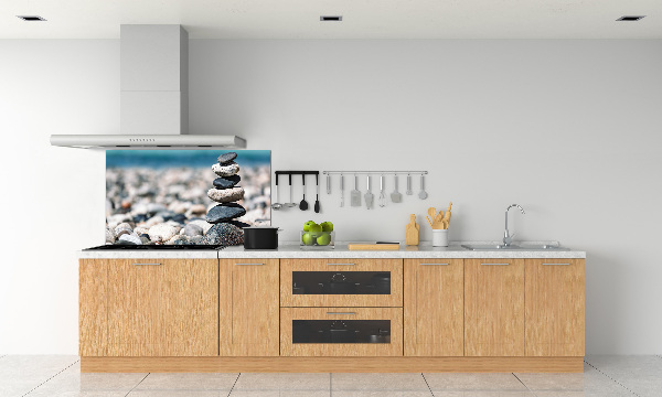 Pannello retrocucina con motivo di pietre