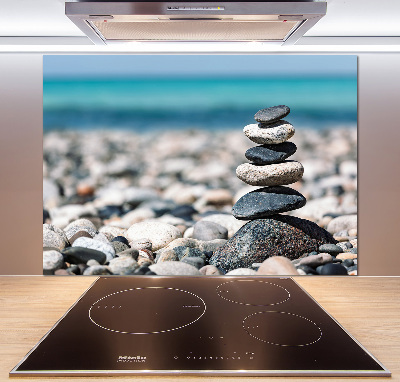 Pannello retrocucina con motivo di pietre