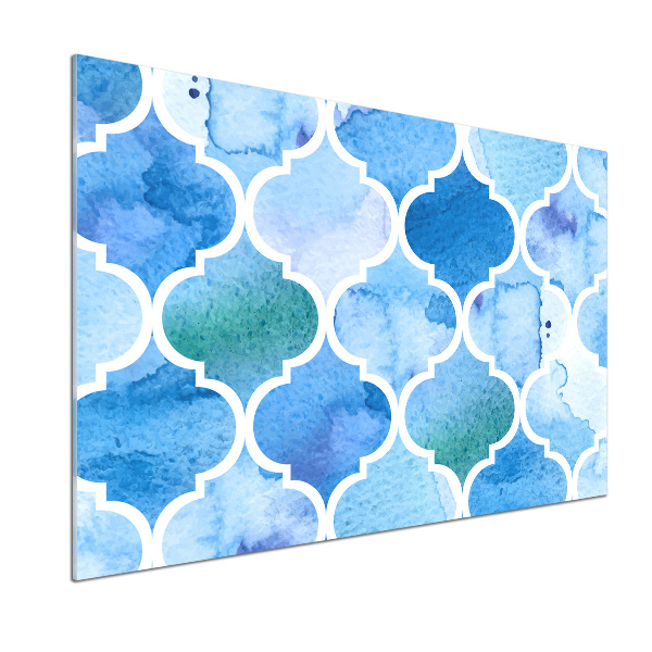 Pannello paraschizzi cucina con motivo in stile marocchino