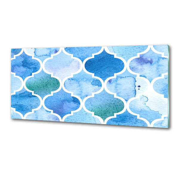 Pannello paraschizzi cucina con motivo in stile marocchino