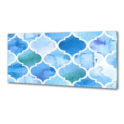 Pannello paraschizzi cucina con motivo in stile marocchino