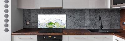 Rivestimento parete cucina con finitura effetto calce e acqua