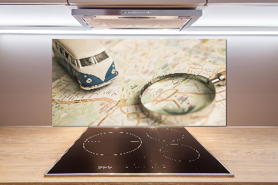 Rivestimento parete cucina con motivo 