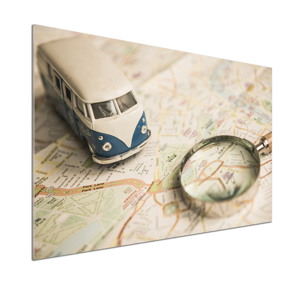 Rivestimento parete cucina con motivo 