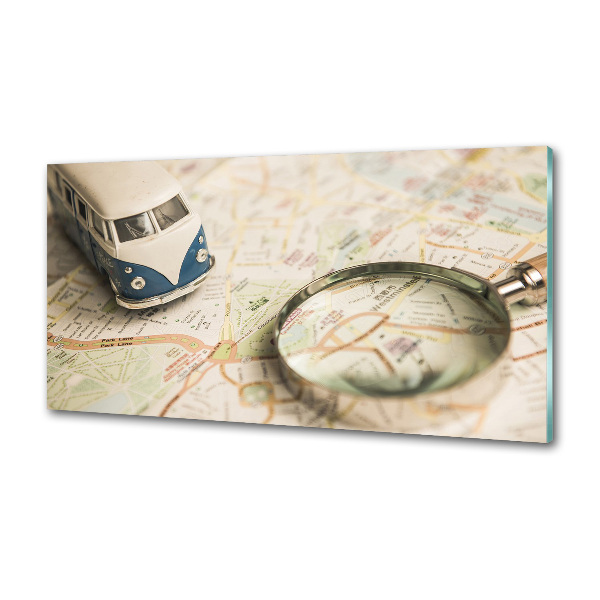 Rivestimento parete cucina con motivo 