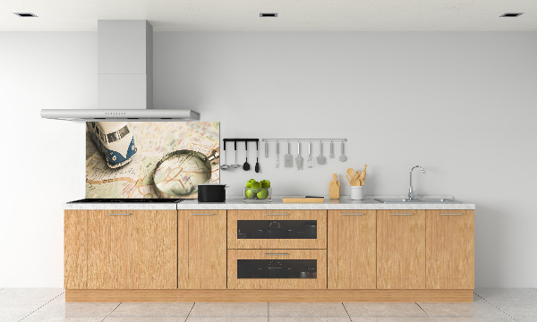 Rivestimento parete cucina con motivo 