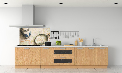 Rivestimento parete cucina con motivo 