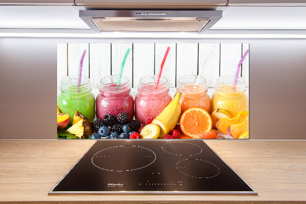 Pannello retrocucina con stampa a tema cocktail di frutta