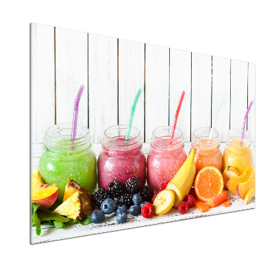 Pannello retrocucina con stampa a tema cocktail di frutta