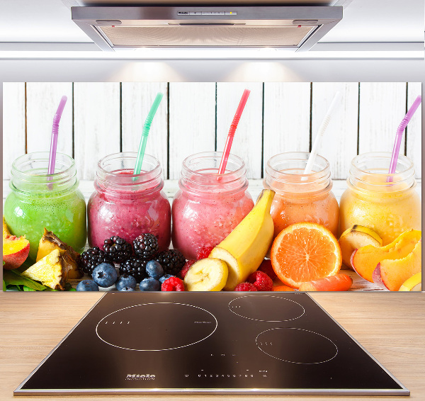 Pannello retrocucina con stampa a tema cocktail di frutta