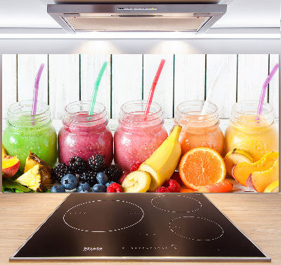Pannello retrocucina con stampa a tema cocktail di frutta