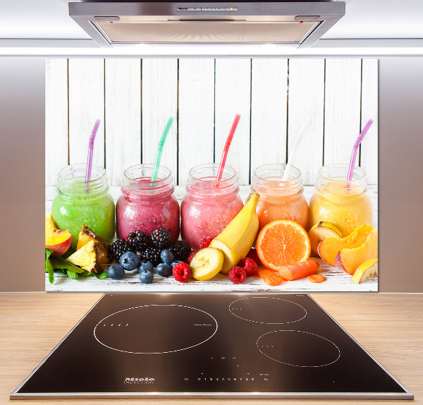 Pannello retrocucina con stampa a tema cocktail di frutta
