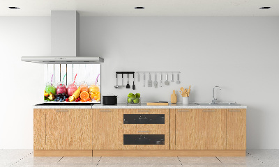 Pannello retrocucina con stampa a tema cocktail di frutta