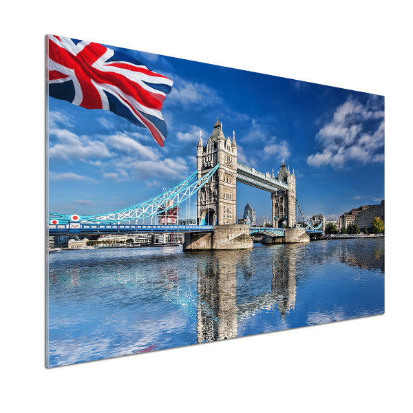 Pannello retrocucina con stampa del Tower Bridge di Londra