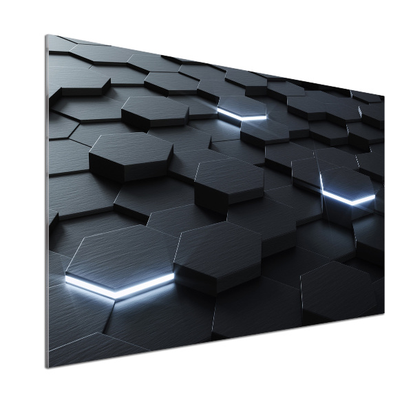 Rivestimento parete cucina con motivo astratto