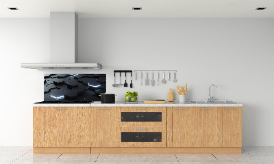 Rivestimento parete cucina con motivo astratto