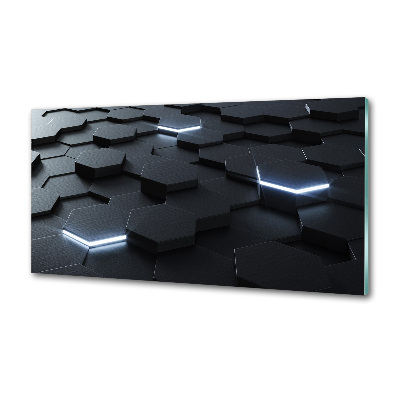 Rivestimento parete cucina con motivo astratto