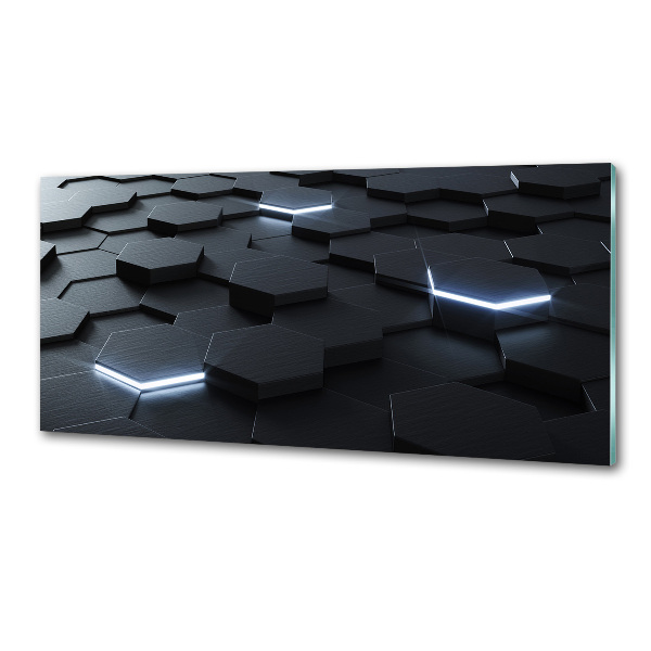 Rivestimento parete cucina con motivo astratto