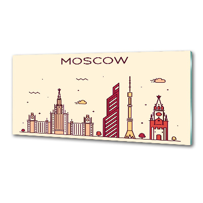 Pannello retrocucina con stampa raffigurante gli edifici di Mosca